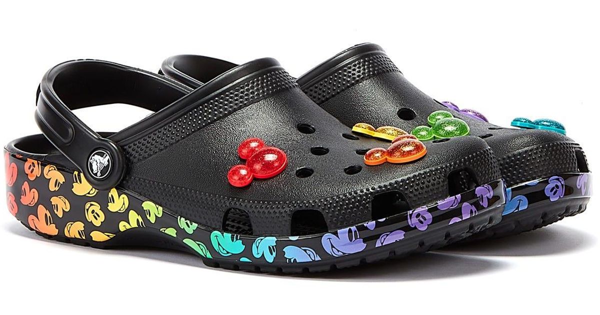 Crocs™ X Disney Classic Rainbow Black Lyst