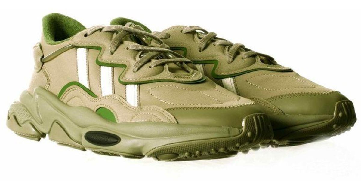 green ozweego trainers