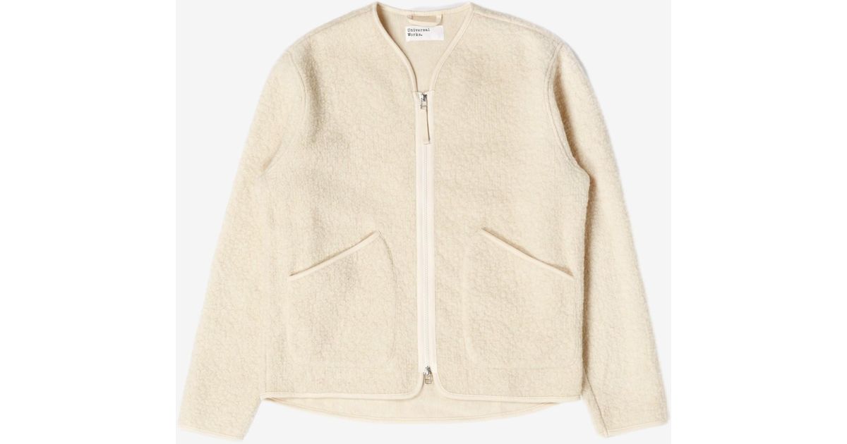 universal works zip liner jacket