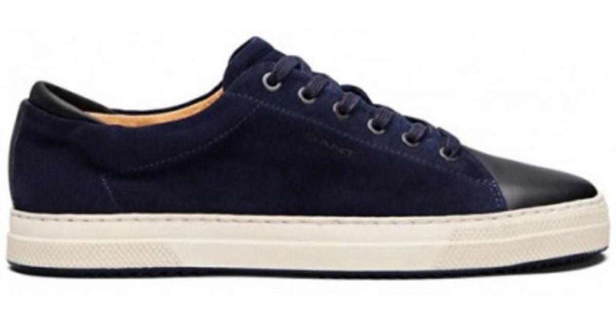 GANT Star Navy Leather And Suede 