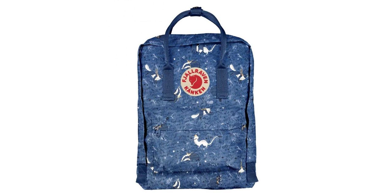 fjallraven kanken art blue fable