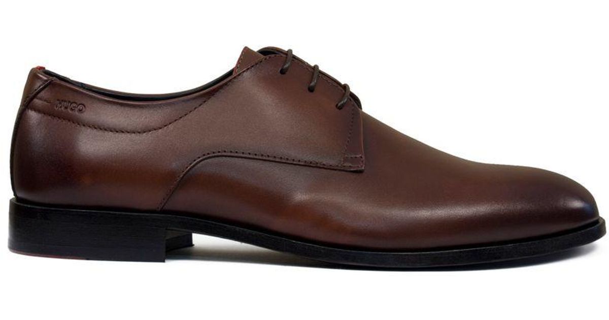 HUGO Midtown Derby Leather Shoe in 