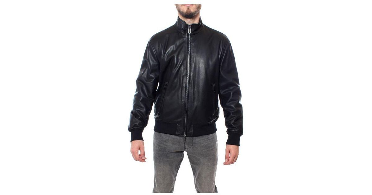 Giubbotto di pelle armani Clearance