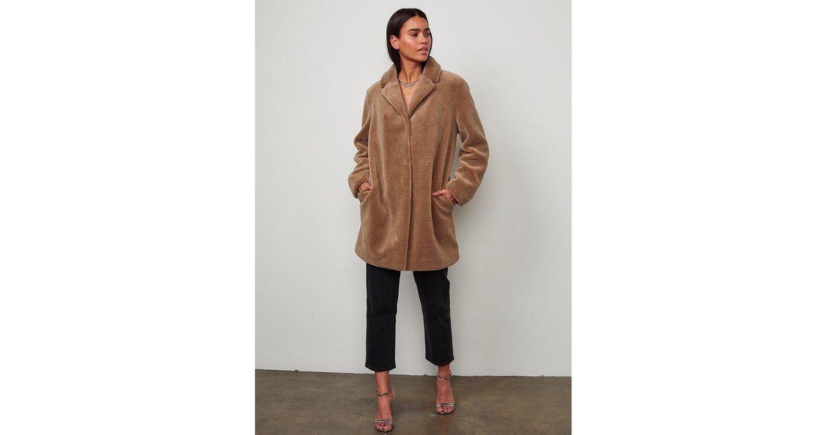Spencer Velvet Trishelle Sherpa Coat 