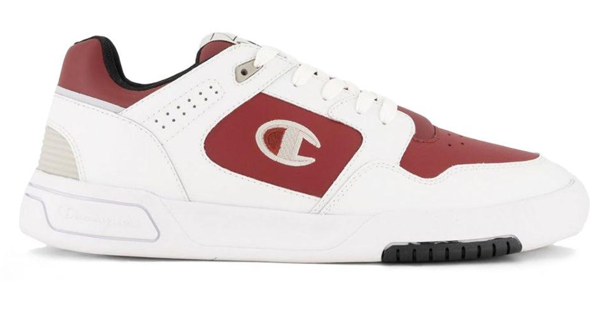 Champion Sneaker Low Z80 Bianca E Rossa in White (Pink) for Men - Save ...