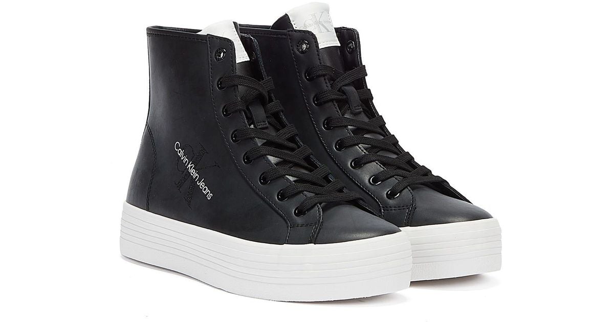 vulcanised flatform trainers