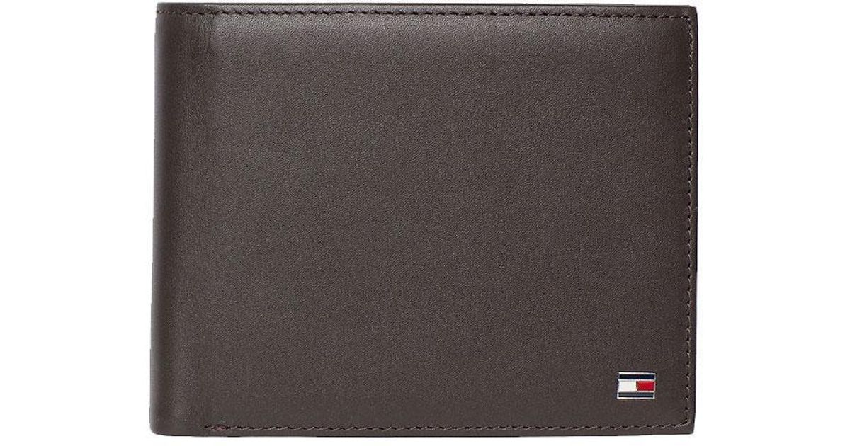 Tommy Hilfiger Leather Eton Card And Coin Wallet in Brown,Black (Brown) for  Men | Lyst