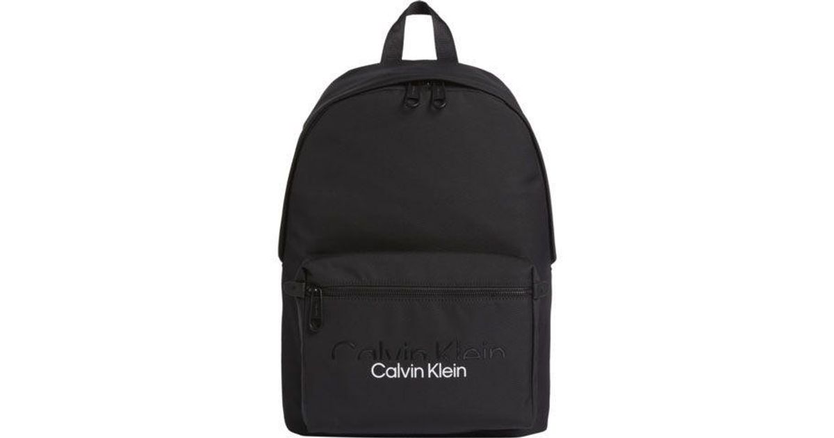 Calvin Klein Zaino Uomo K50k508715 Bax in Black for Men | Lyst Australia