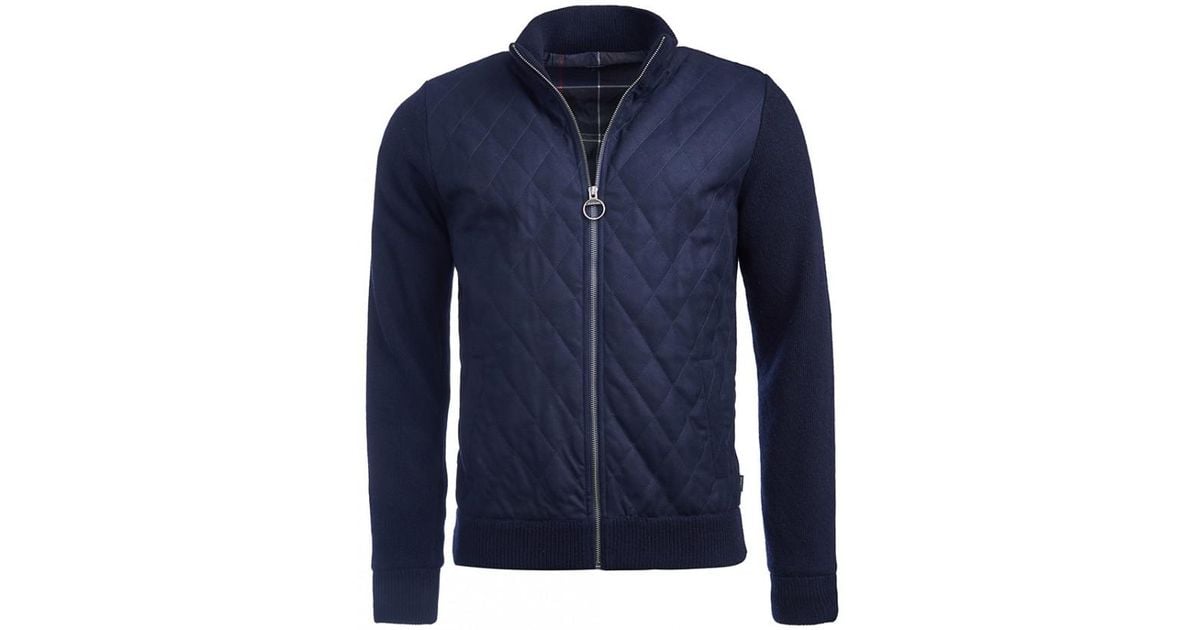 Barbour Denim Men's Culzean Zip Through Jacket in Blue for Men - Lyst