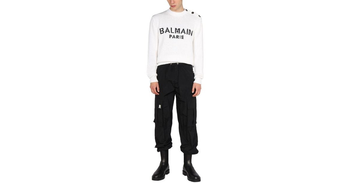 balmain cargo pants