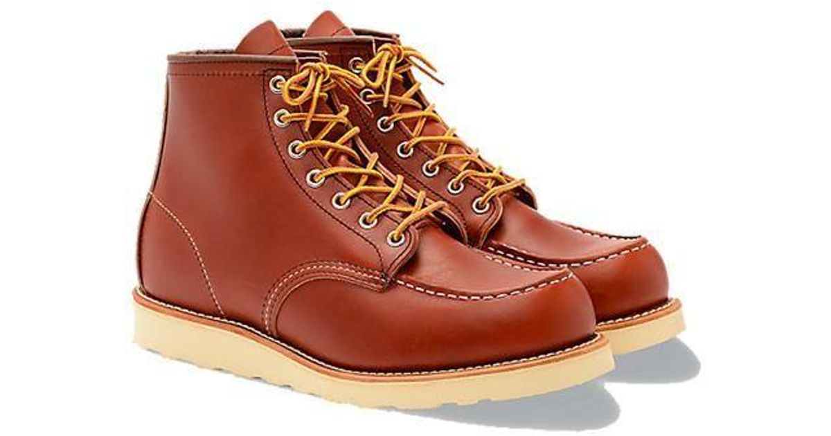 Red Wing Leather Redwing 8131 Moc Toe Russet Boot in Brown for Men - Lyst