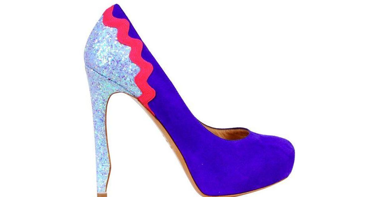 Nicholas Kirkwood Pumps Purple in Black | Lyst Nicholas Kirkwood Pumps Purple in Black | Lyst