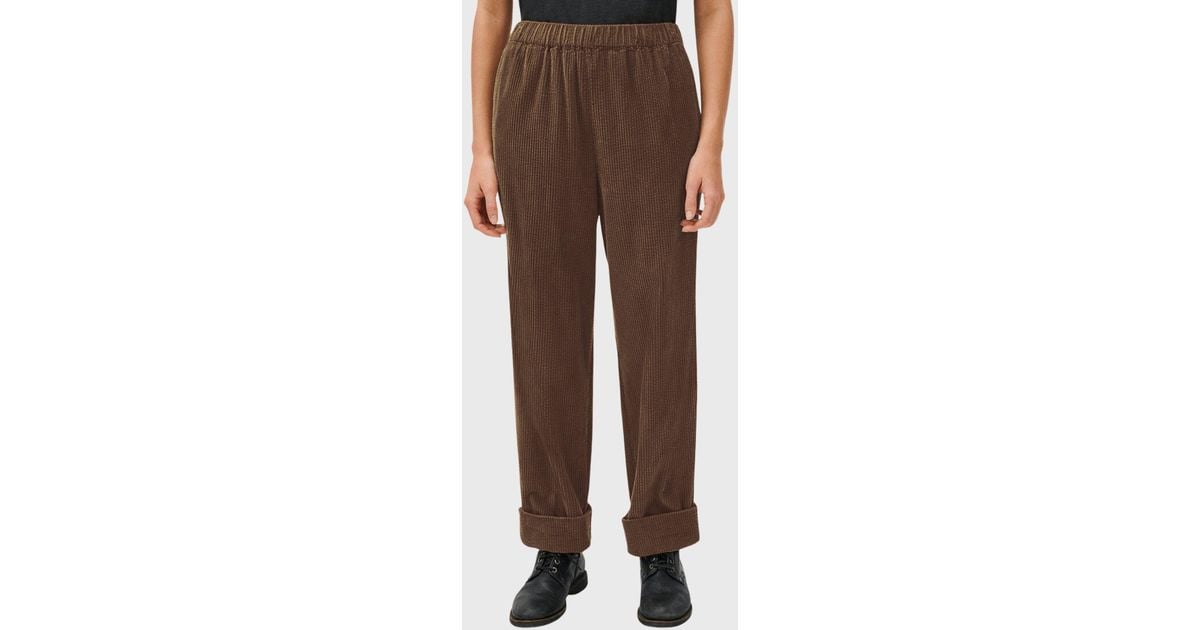 American Vintage Corduroy Padow Pants in Brown | Lyst