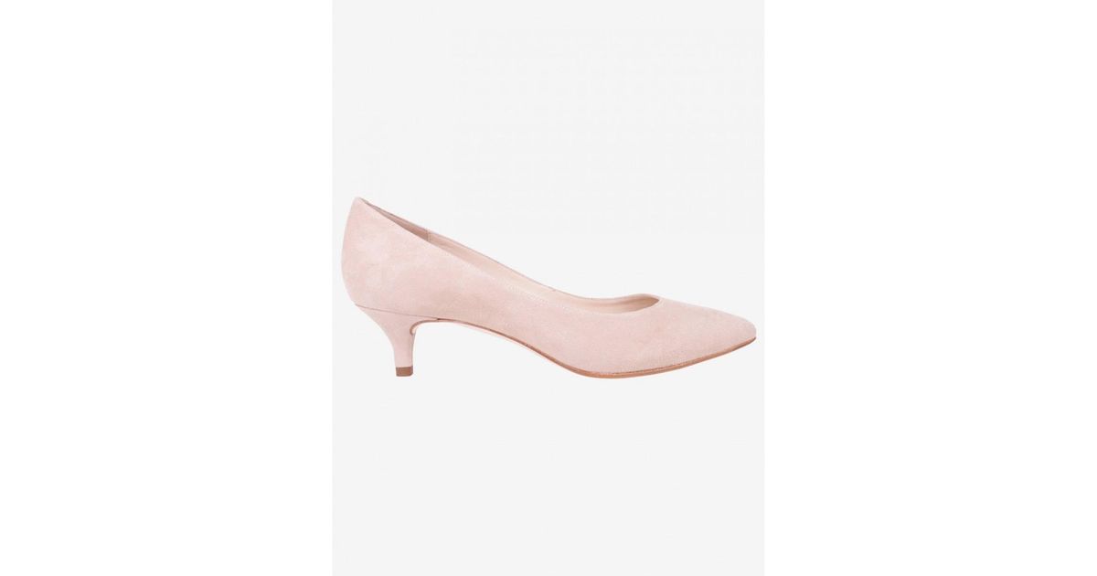 nude pink kitten heels