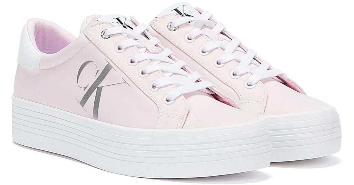 vulcanised flatform trainers