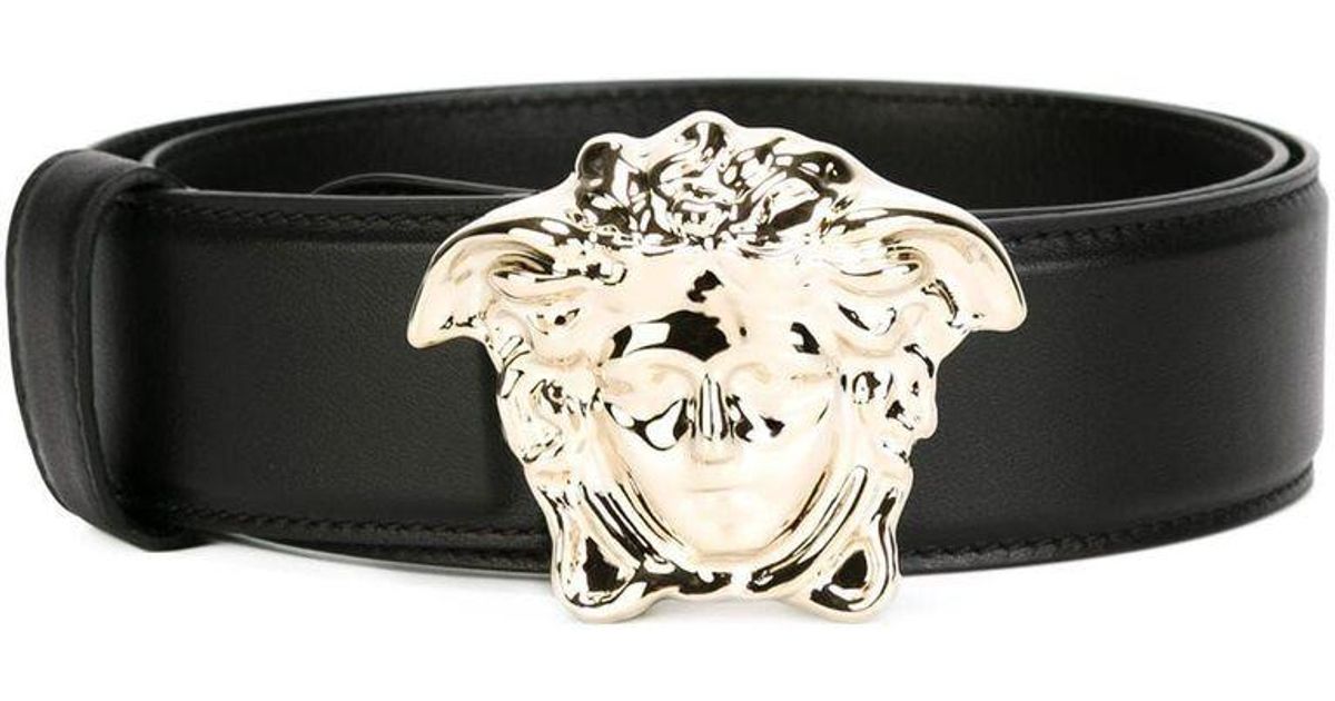 Versace Leather Medusa Belt in Black Save 36 Lyst