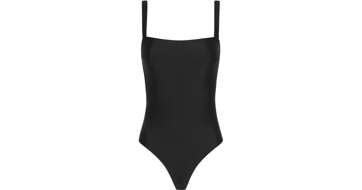 Matteau Synthetic Maillot Swimsuit in Black | Lyst