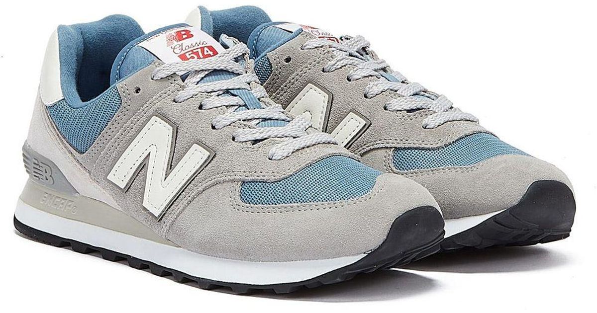 New Balance Suede 574 Heritage Pack Mens in Grey (Grey) for Men | Lyst UK