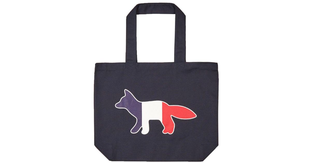 maison kitsune tote bolsa sale