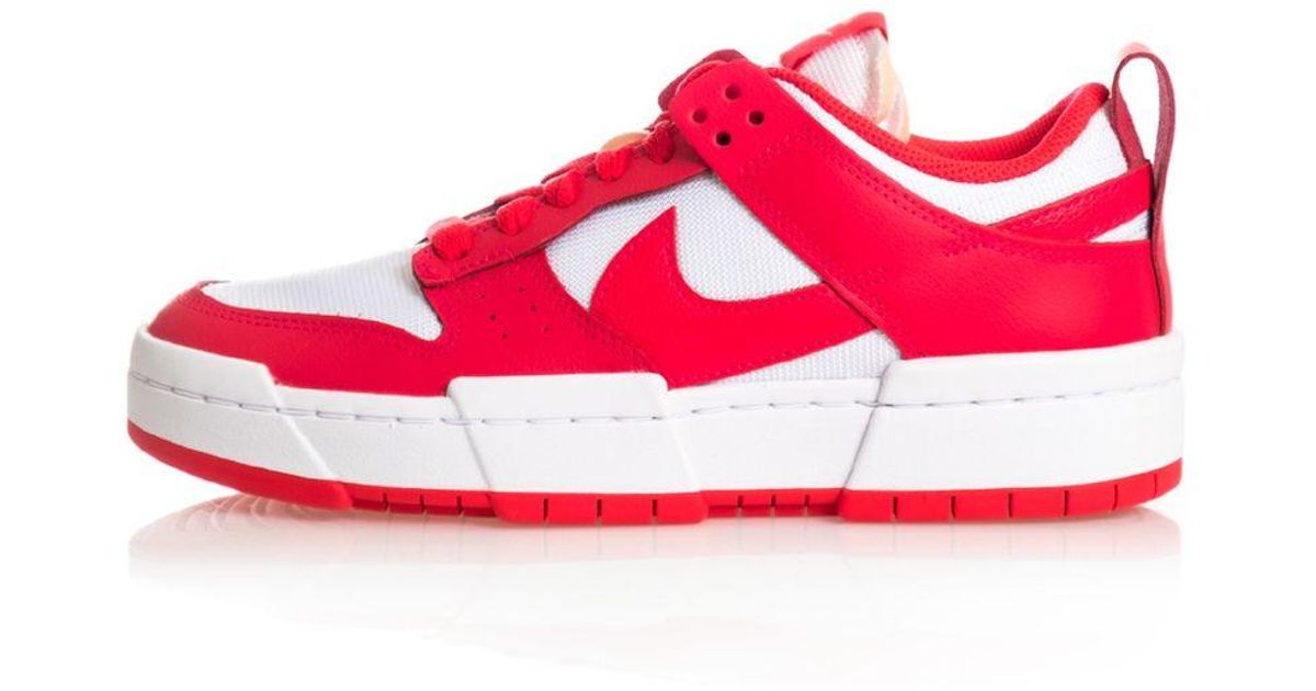 Nike Sneakers Donna Dunk Low W Disrupt Ck6654 601 in Red - Lyst