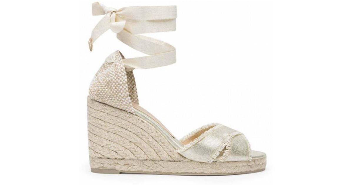 champagne gold wedges