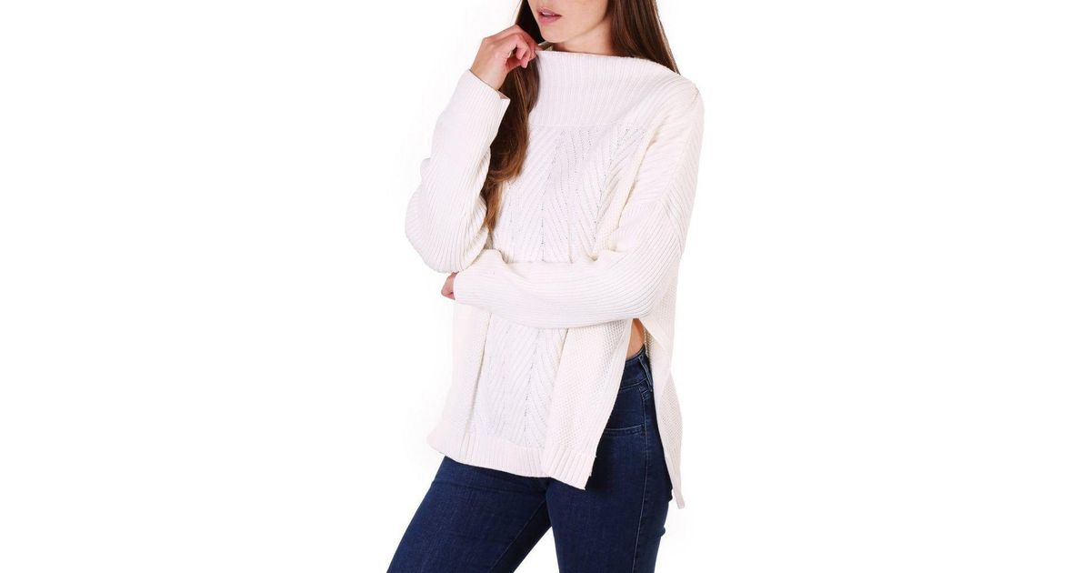 barbour oversized guernsey cape jumper