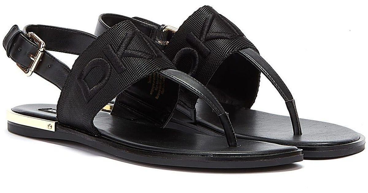 DKNY Amber Slingback Thong-Toe Sandals â The Shopper Spree Studio