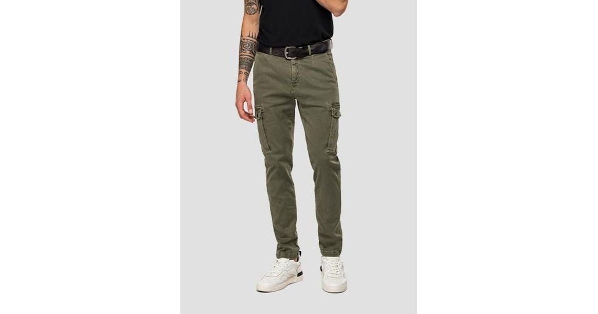 replay hyperflex cargo pants