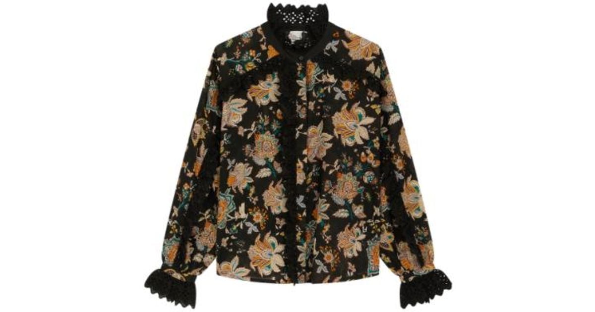 Leon & Harper Aw22 Cathal Mahat Blouse in Black | Lyst