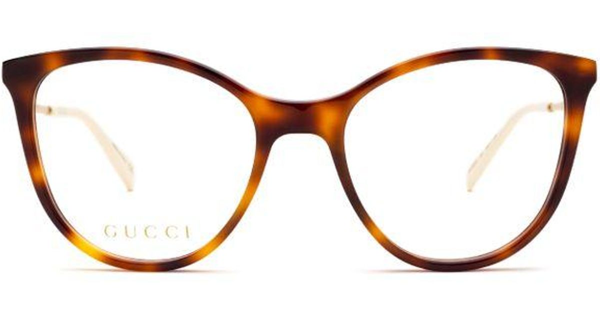 Gucci GG1007O Havana Female Eyeglasses in Brown Lyst UK