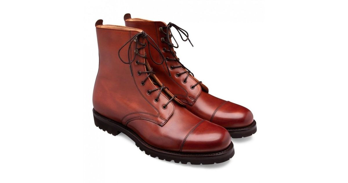 cheaney trafalgar capped derby boot