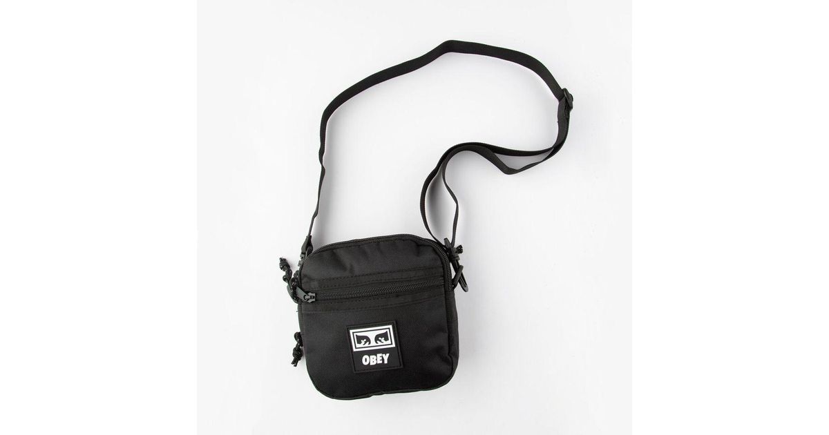 Obey Rubber | Conditions Traveler Bag Iii | Black | Lyst