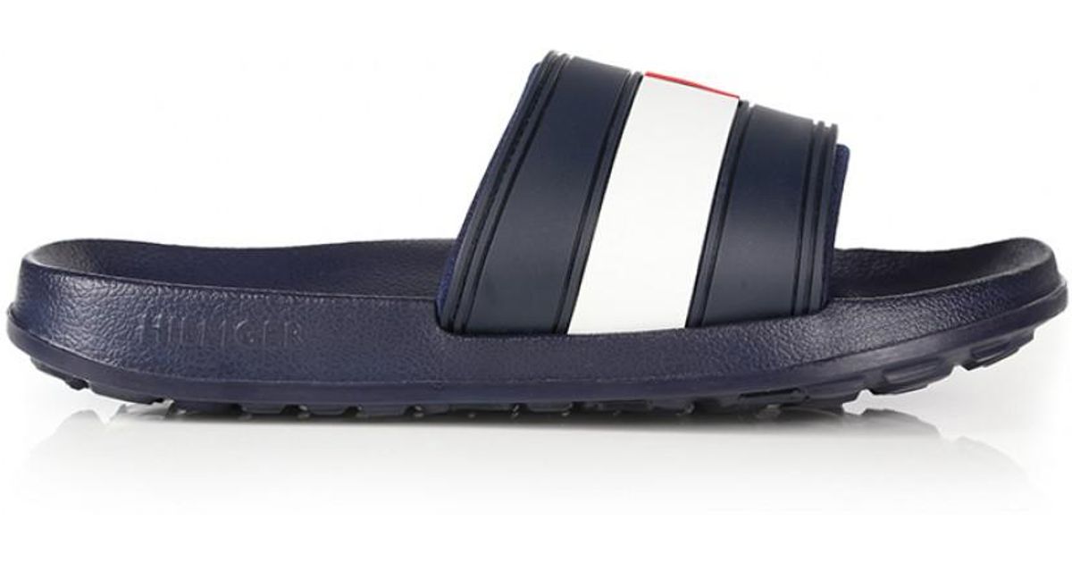 tommy hilfiger splash sliders