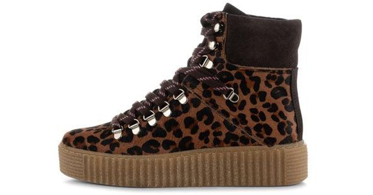 shoe the bear agda boots leopard