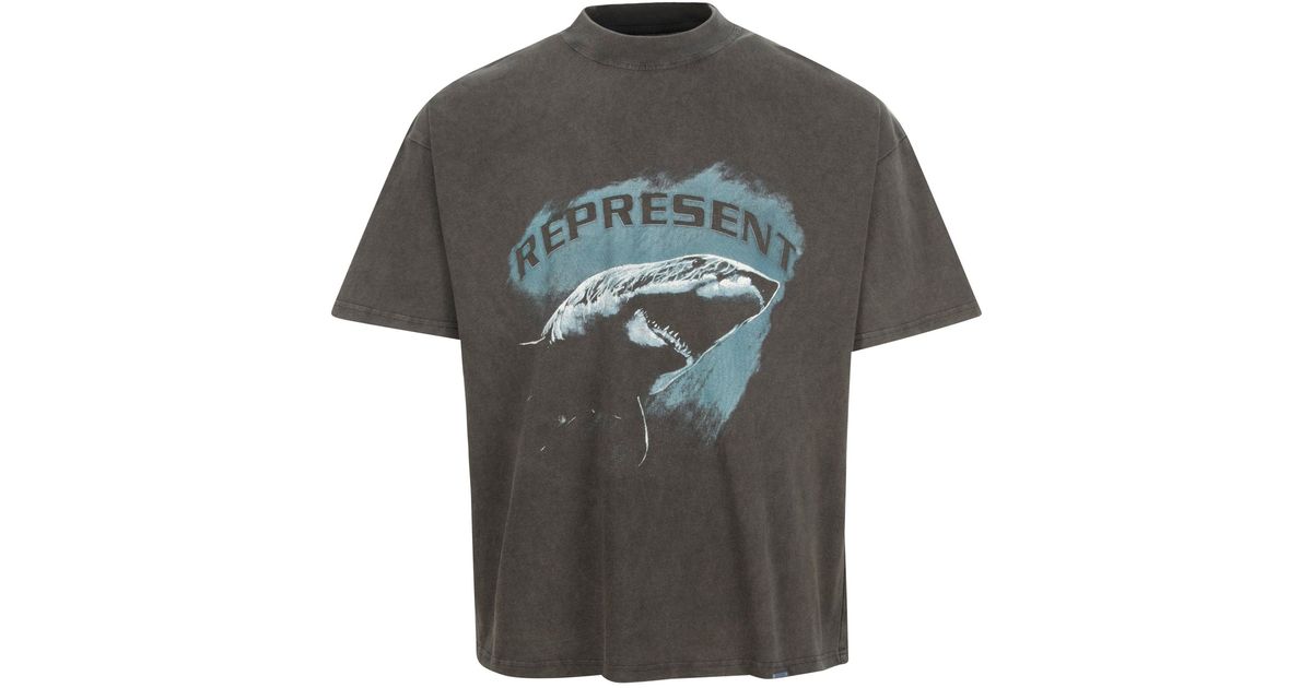 represent t shirt grey