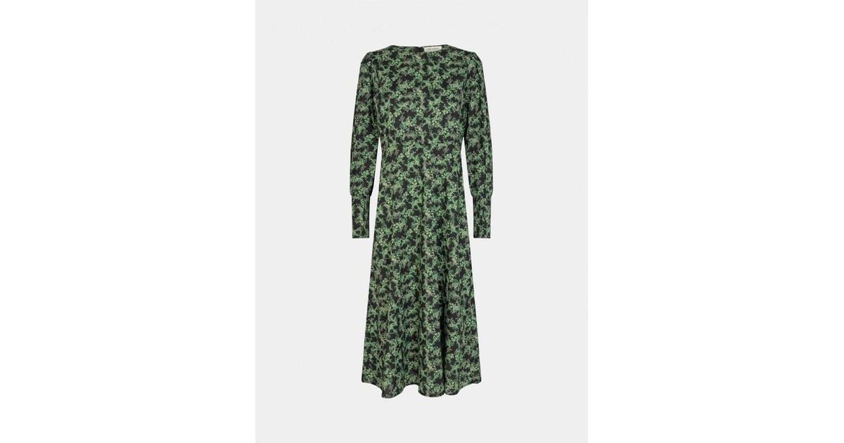 Sofie Schnoor And Black Floral Maxi Dress in Green | Lyst