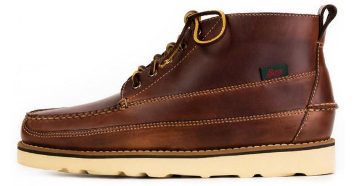 gh bass men's leather camp shoe