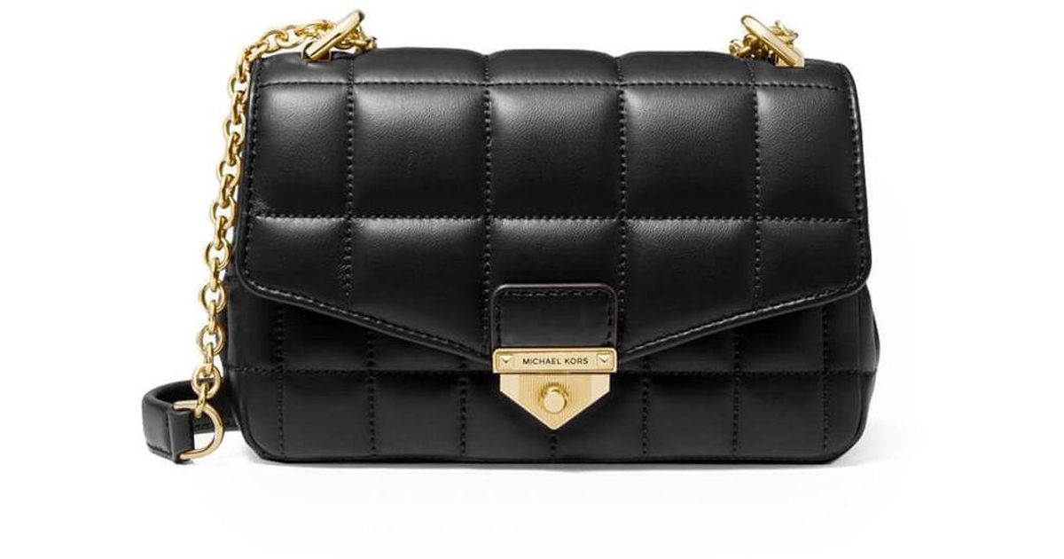 Michael Kors Soho Large Quilted Leather Shoulder Bag in Black - Save 6% - Lyst