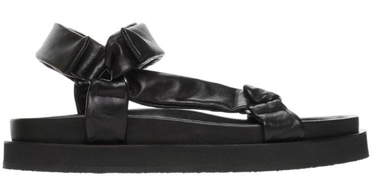Jil Sander Leather Other Materials Sandals in Black for Men - Save 35% - Lyst