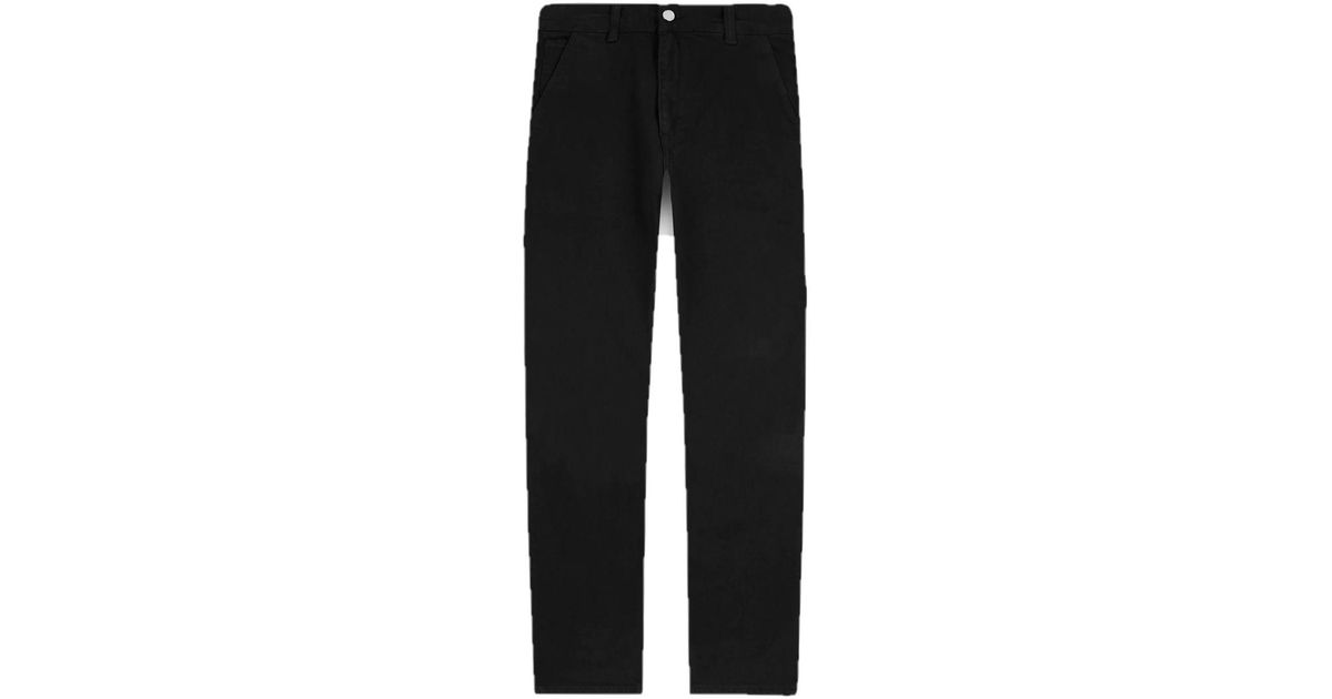 Edwin Pantalone Universe Pant Cropped ( Overdyed Worn) in Black for Men ...
