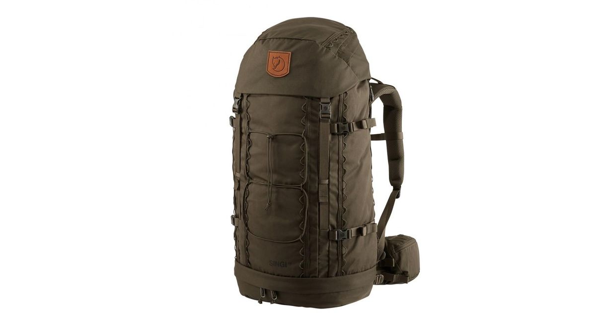 Fjallraven Fjallraven Singi 48 Backpack Dark Olive in Green | Lyst Australia