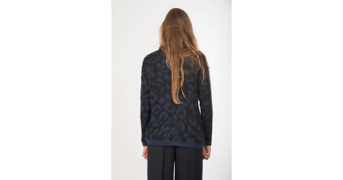 più recente davvero comodo scarpe da ginnastica 8pm Maglioncino Jacquard Animalier Colore Blu+nero, in Black - Lyst più recente davvero comodo scarpe da ginnastica 8pm Maglioncino Jacquard Animalier Colore Blu+nero, in Black - Lyst