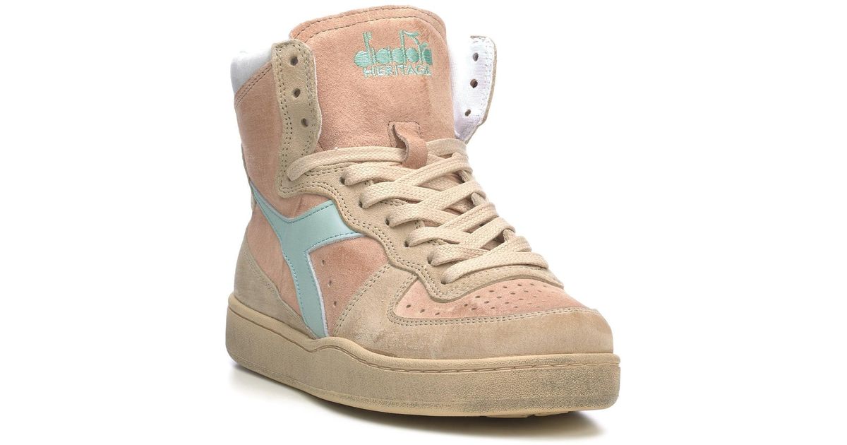Diadora Sneaker Mi Basket Pigskin Used In Natural Lyst