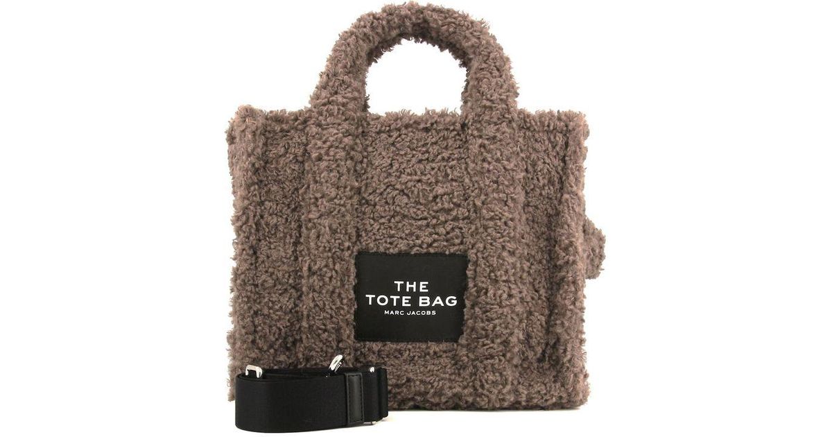 Marc Jacobs Medium The Teddy Tote Bag in Grey,Brown (Brown) - Save 38% ...