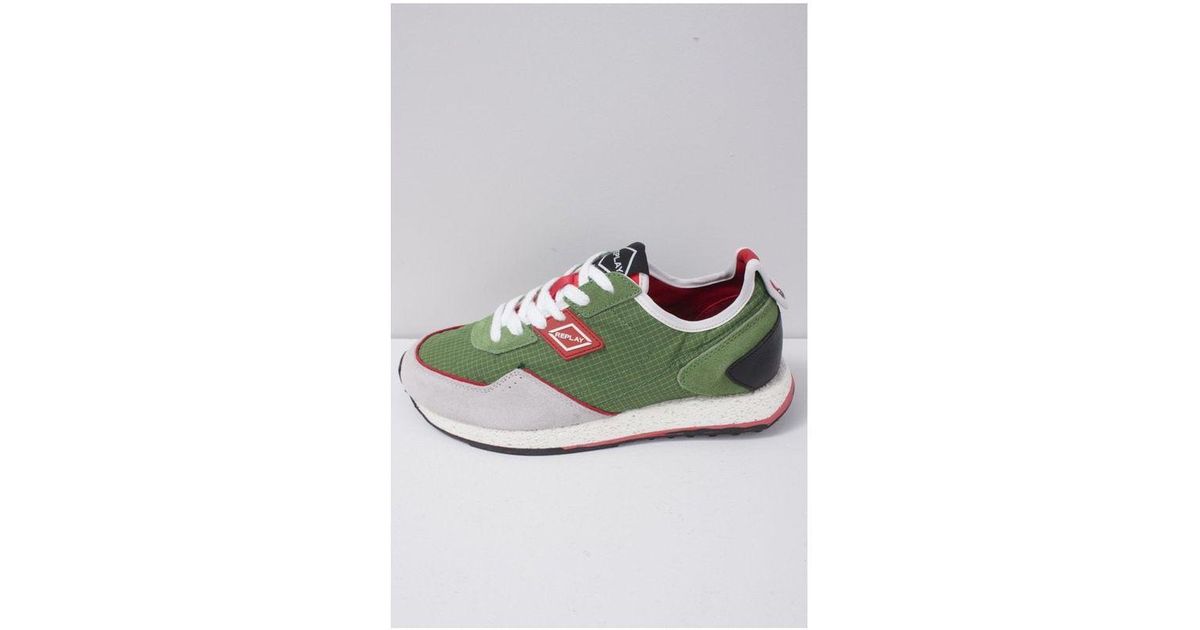 green tag sneakers