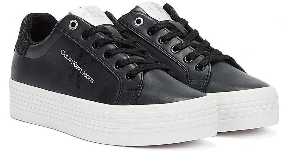 vulcanised flatform trainers