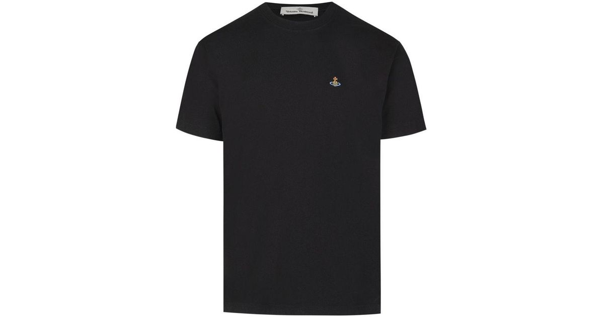 Vivienne Westwood Classic Orb T-shirt in Black for Men | Lyst