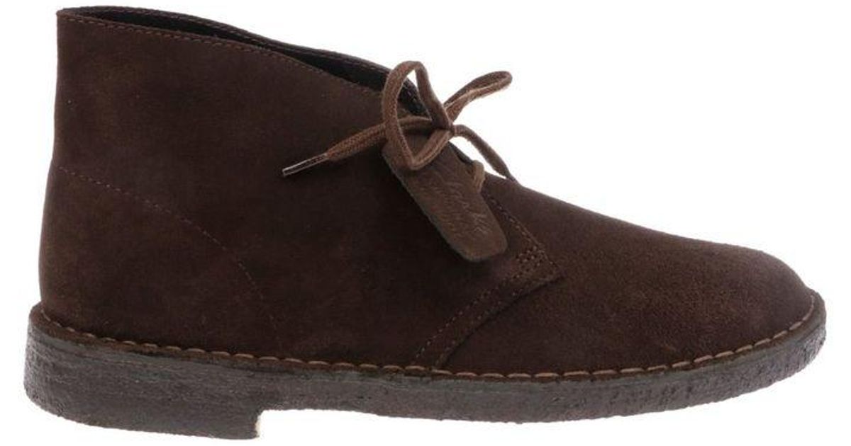Clarks Men's Desertbootsuedebrown Brown Suede Ankle Boots for Men Lyst