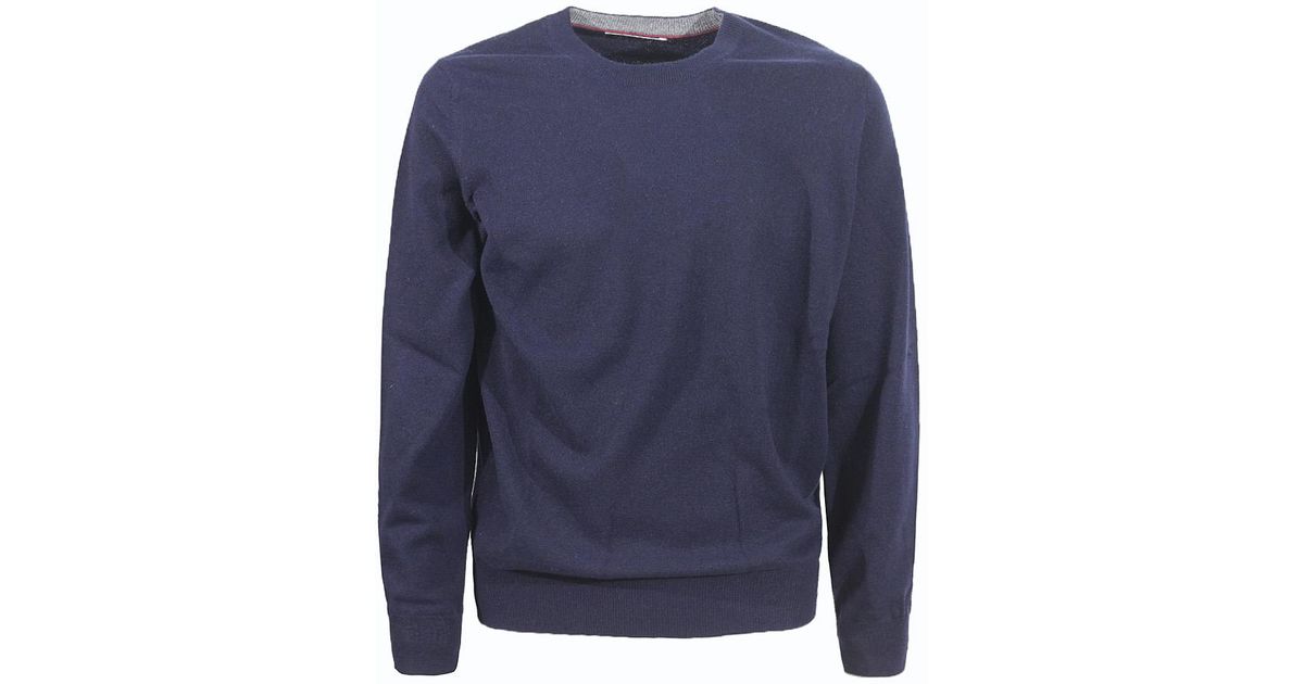 Brunello Cucinelli Sweaters in Blue for Men | Lyst