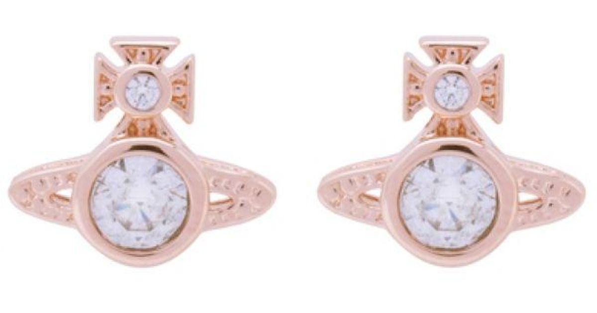 Vivienne Westwood London Orb Earrings In Pink Lyst Vivienne Westwood London Orb Earrings In Pink Lyst